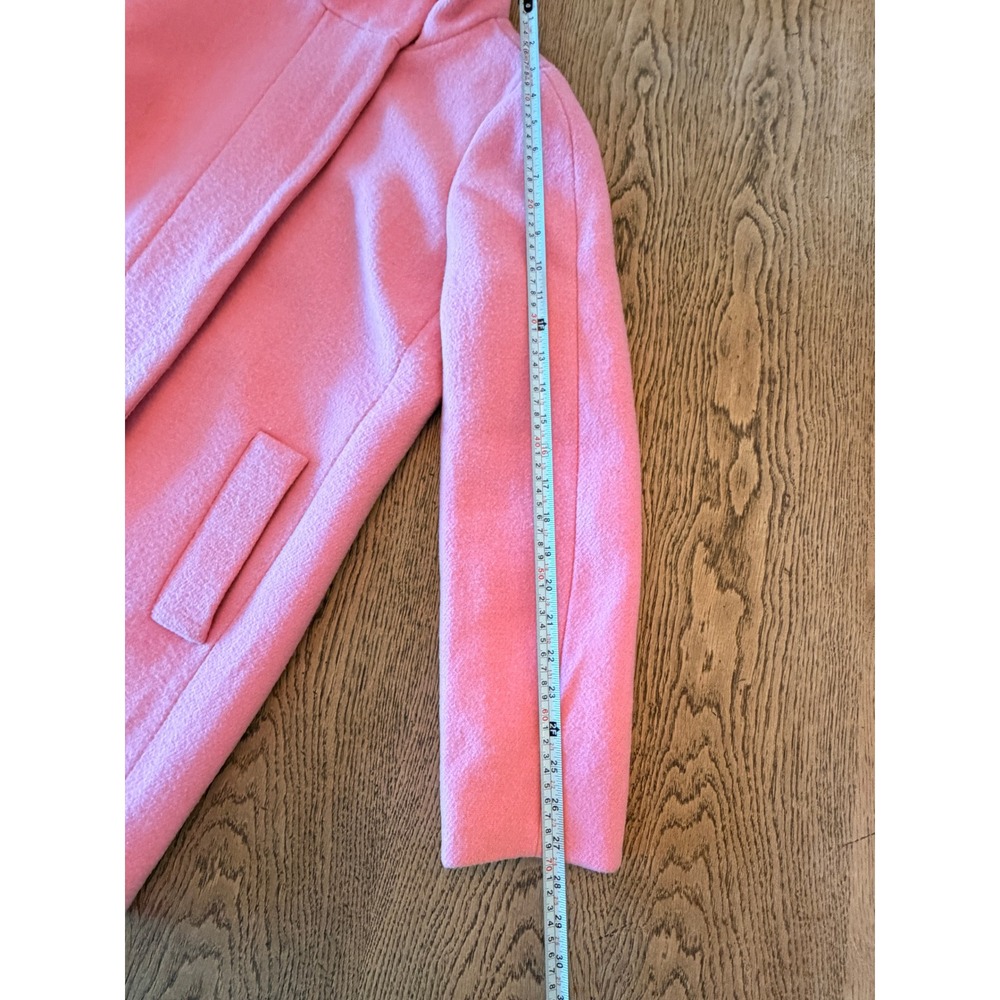 J. Crew Mercantile City Coat Petal‎ Pink Wool Blend Stadium Coat Spring Jacket 6 - Picture 11 of 13